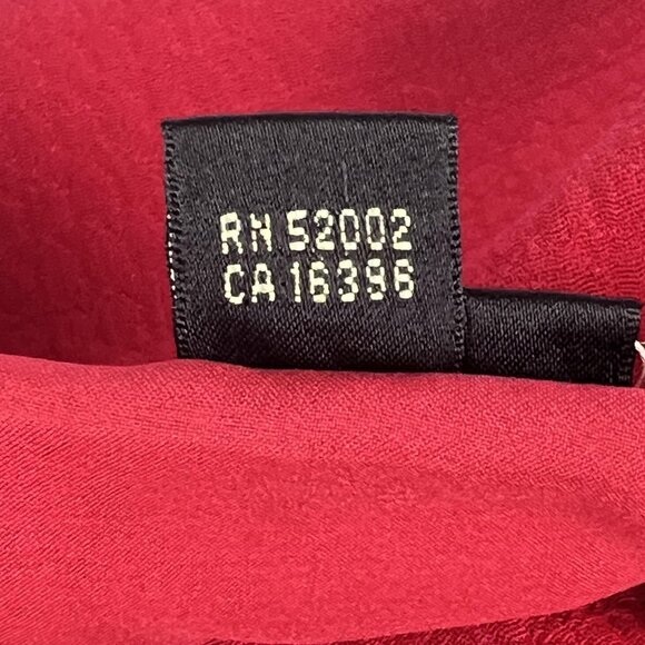 Dana Buchman Women 12 Red Lined Dressy Jacket Button Up Career Wool Blend Blazer - Picture 5 of 11